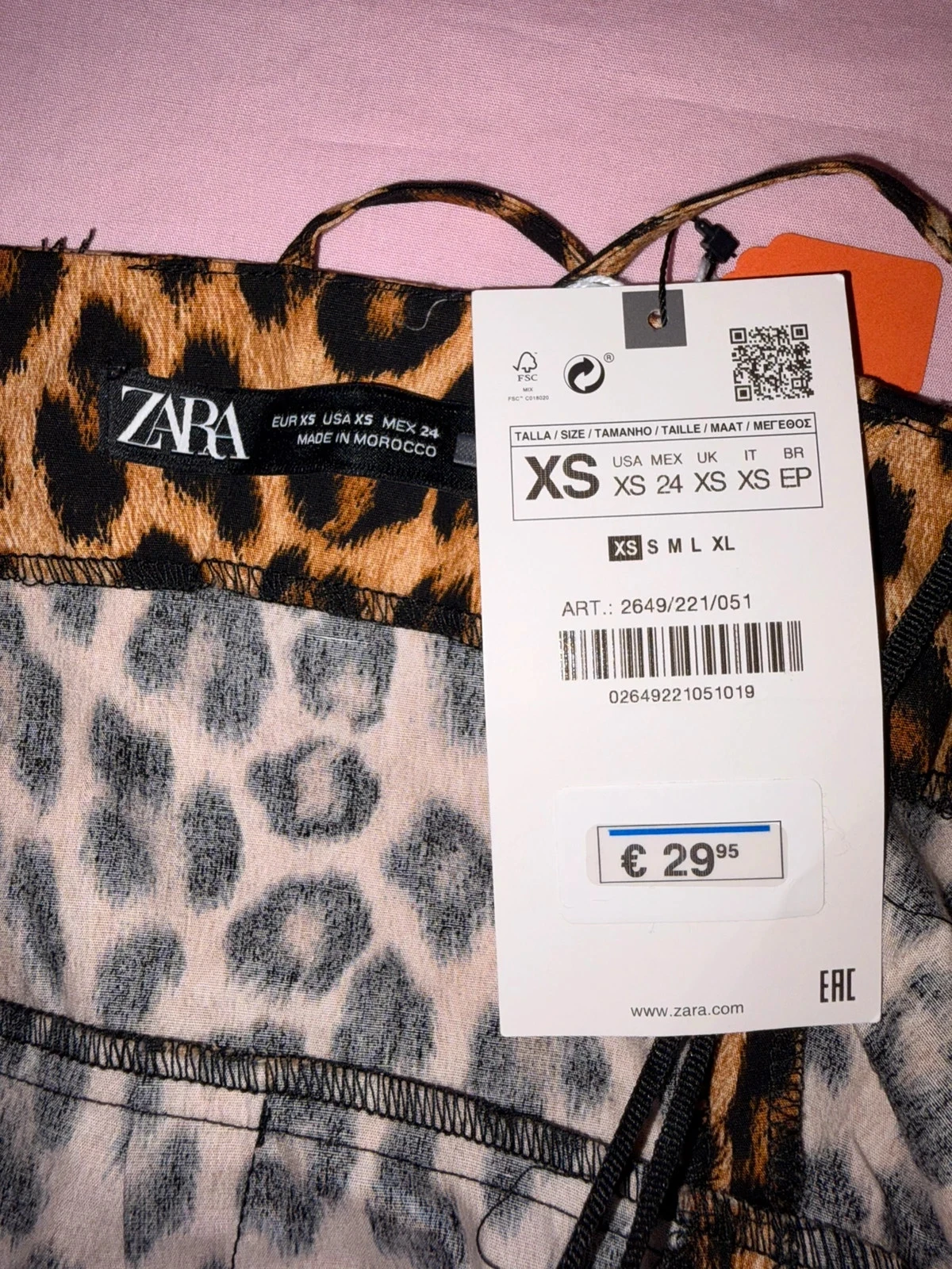 Vestido de verano Zara corto talla xs nunca usado – photo 5